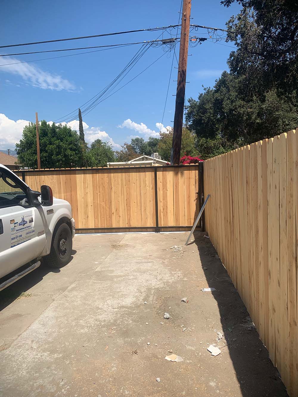 Wood Fence Installation